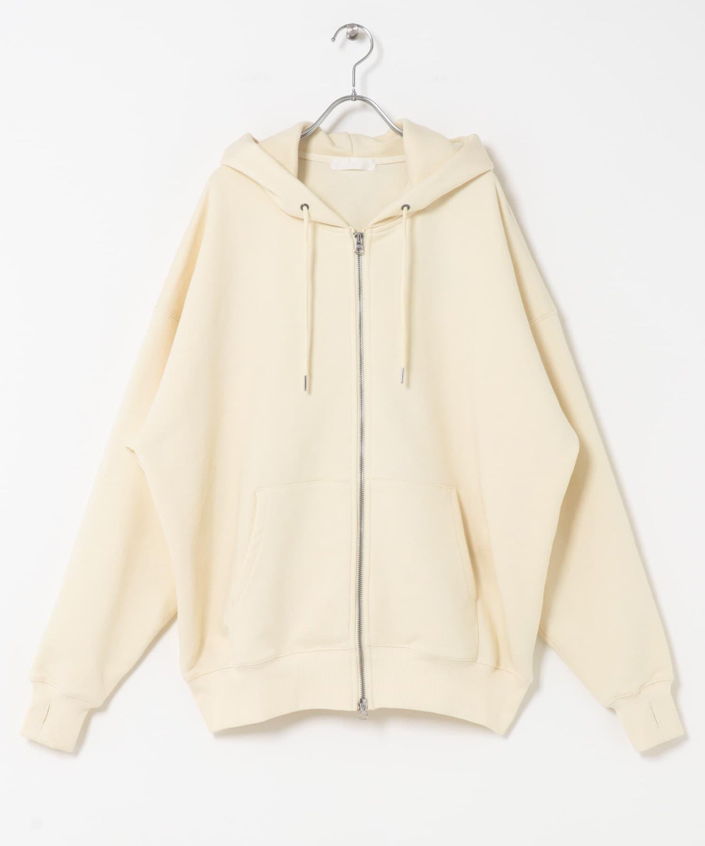 雙拉鍊連帽衛衣