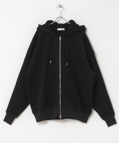 雙拉鍊連帽衛衣