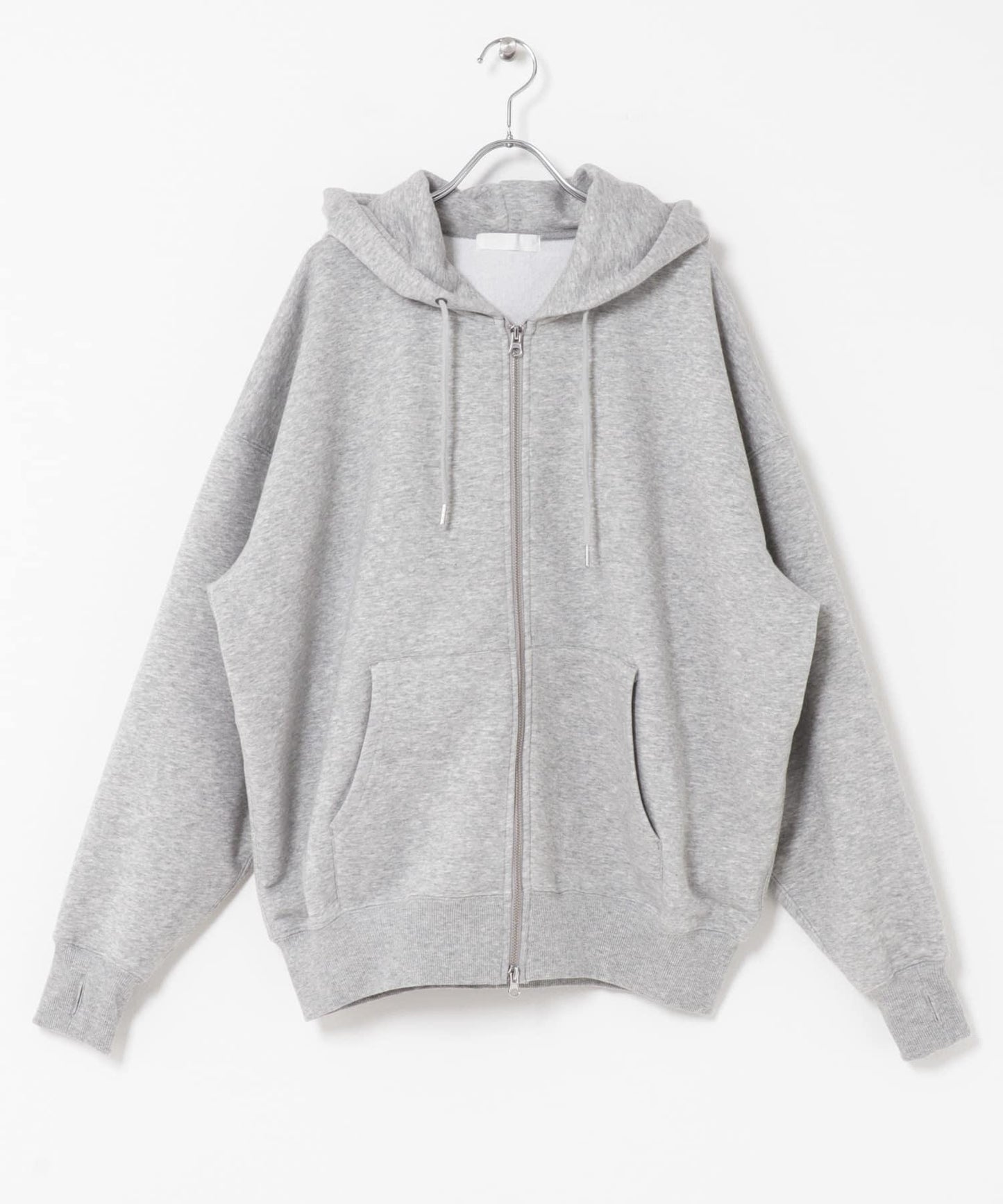 雙拉鍊連帽衛衣