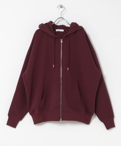 雙拉鍊連帽衛衣