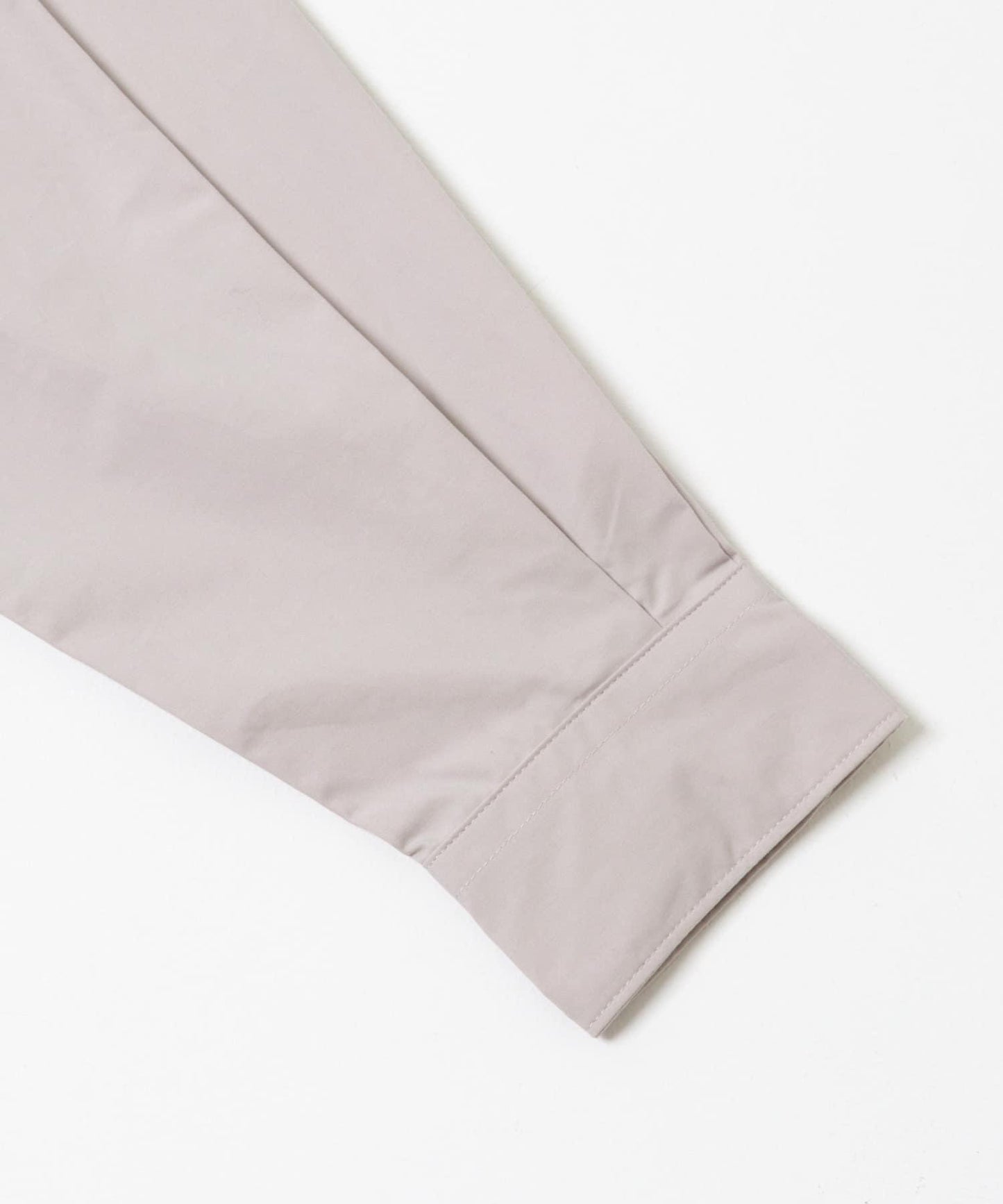 桃色寬鬆立領長袖襯衫