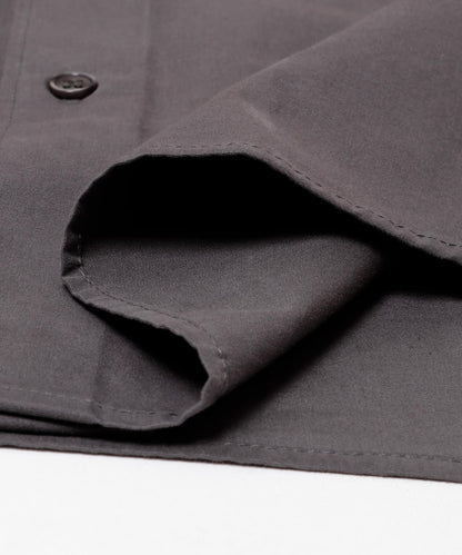 桃色寬鬆立領長袖襯衫