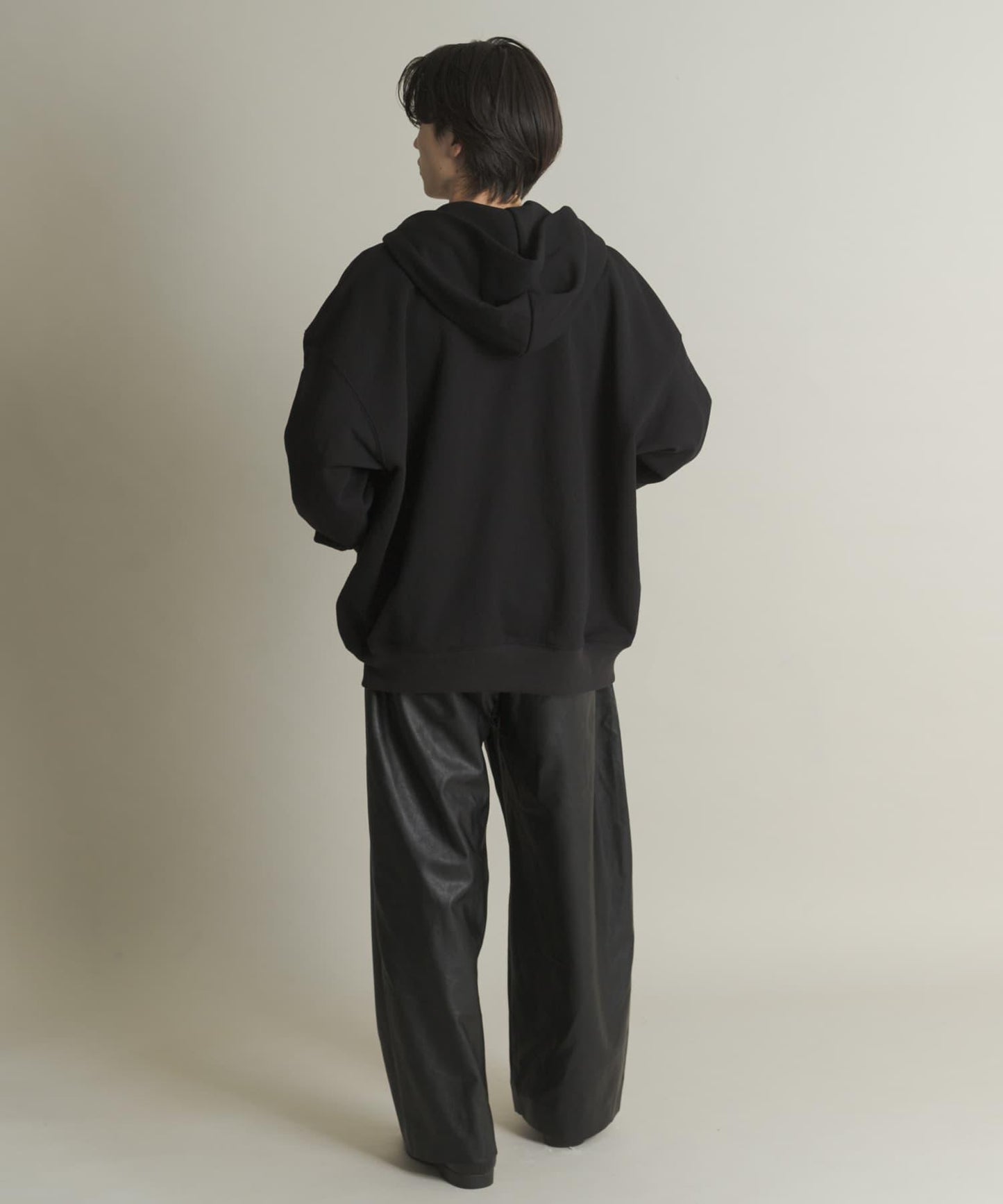 雙拉鍊連帽衛衣