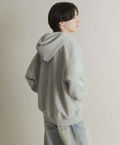 雙拉鍊連帽衛衣