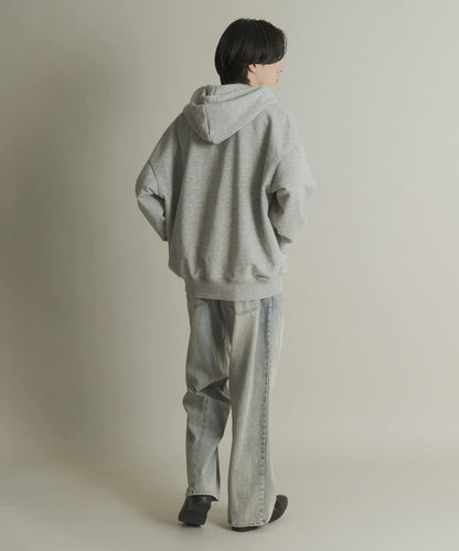 雙拉鍊連帽衛衣