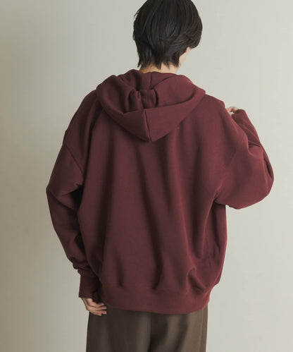 雙拉鍊連帽衛衣