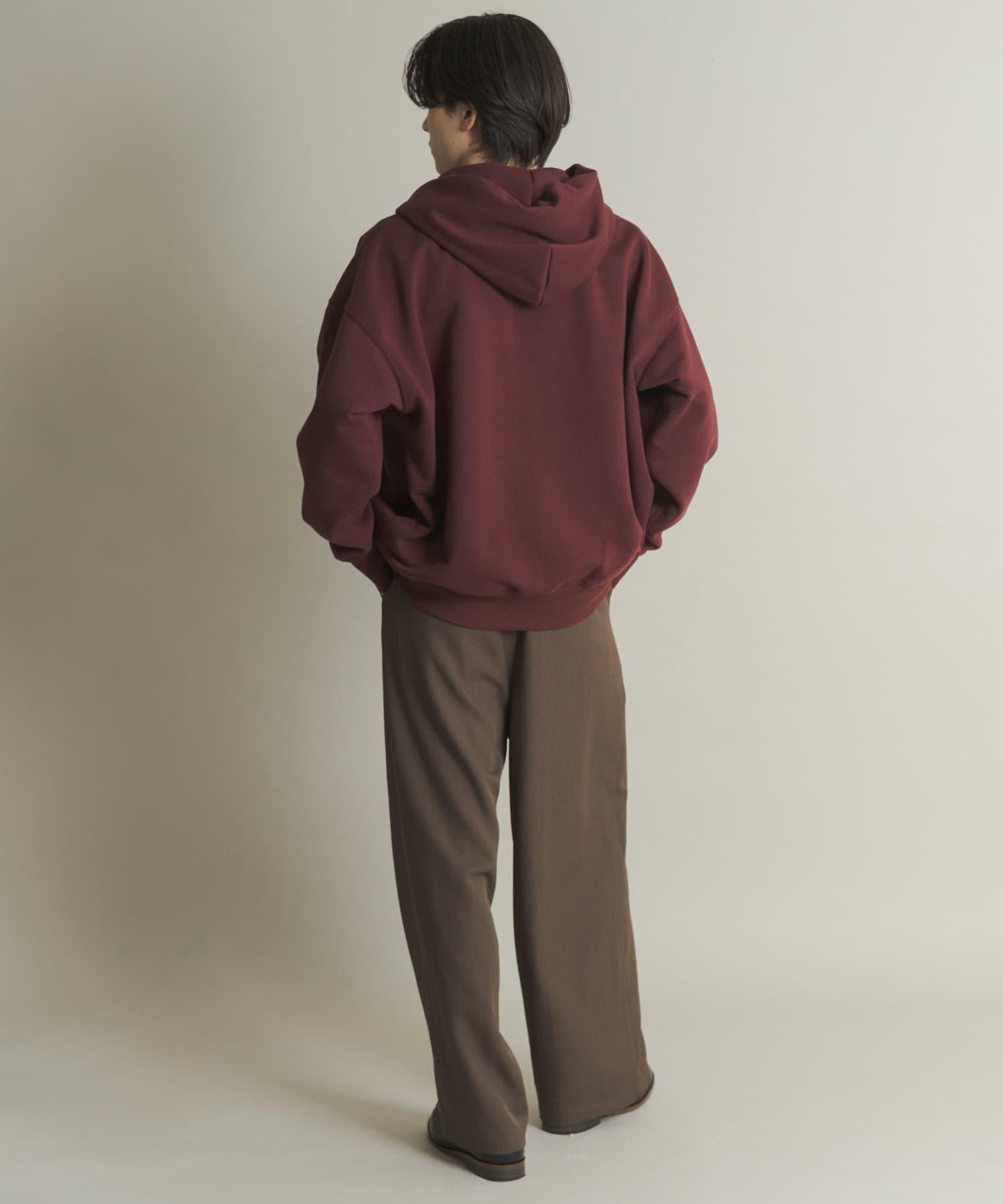 雙拉鍊連帽衛衣