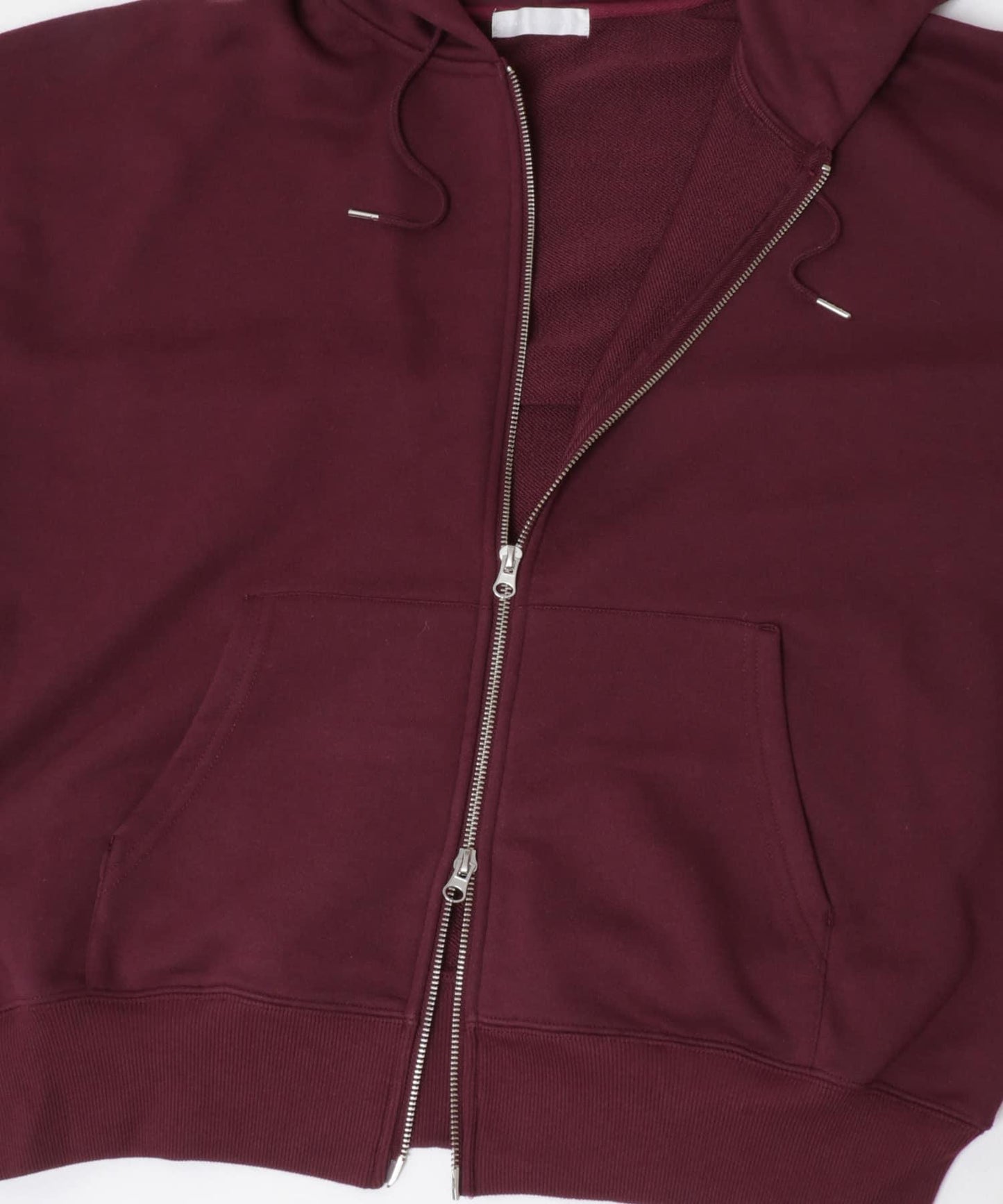 雙拉鍊連帽衛衣