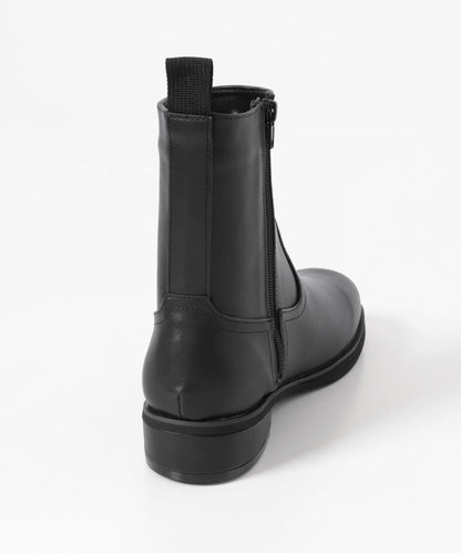 圓頭側拉鍊靴