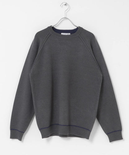 部分色 可水洗/防起球 彈力拼色針織衫