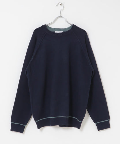 部分色 可水洗/防起球 彈力拼色針織衫