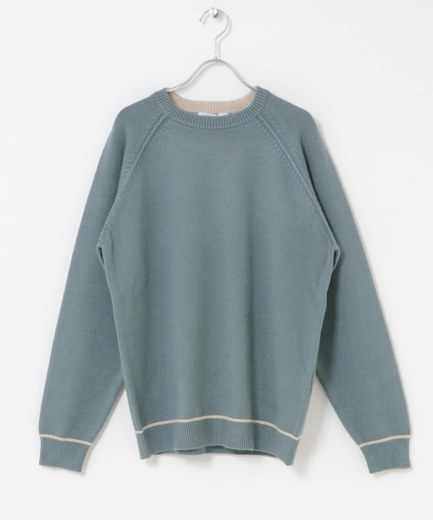 部分色 可水洗/防起球 彈力拼色針織衫