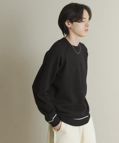 部分色 可水洗/防起球 彈力拼色針織衫