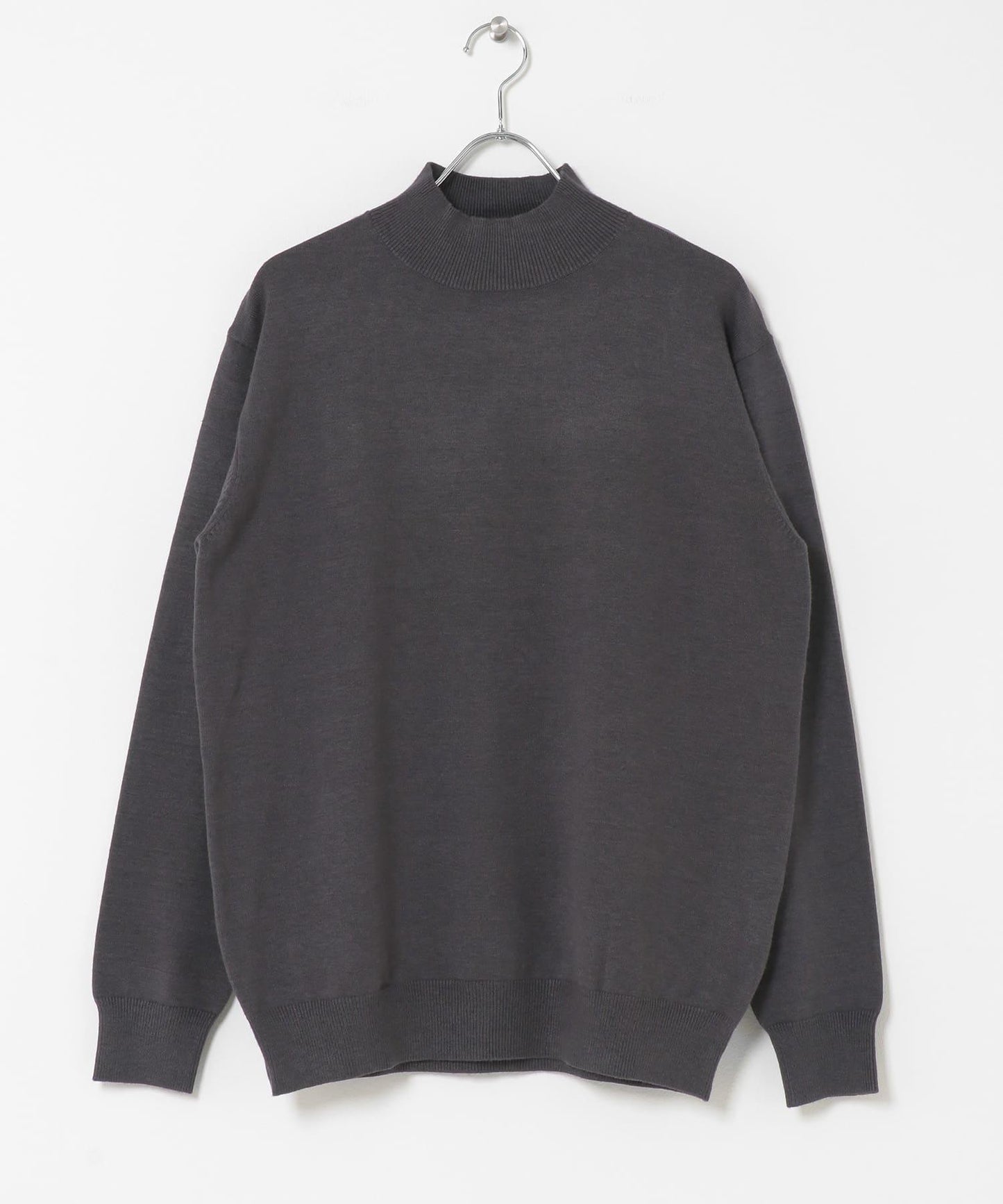 部分色 可水洗/防起球 彈力高領針織衫