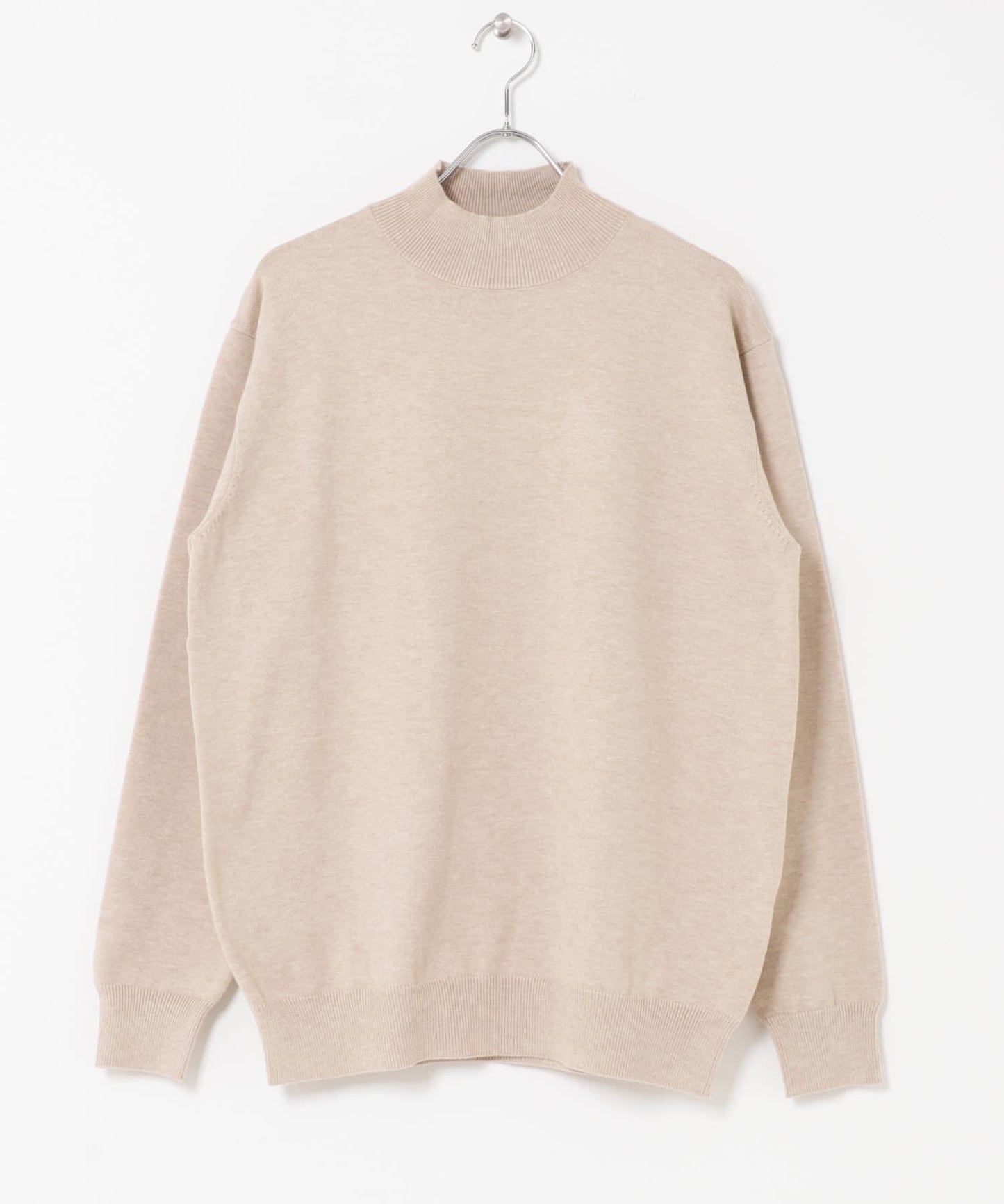 部分色 可水洗/防起球 彈力高領針織衫