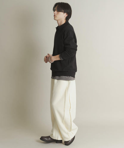 部分色 可水洗/防起球 彈力針織POLO衫