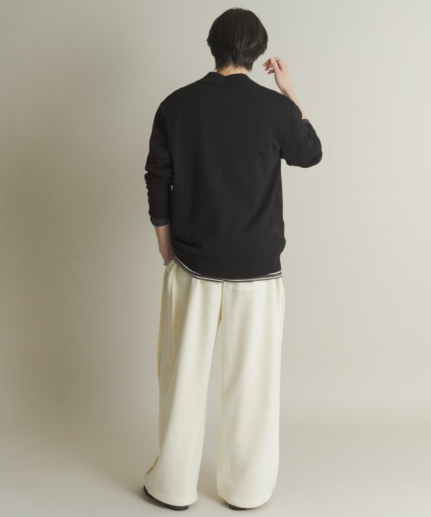 部分色 可水洗/防起球 彈力針織POLO衫