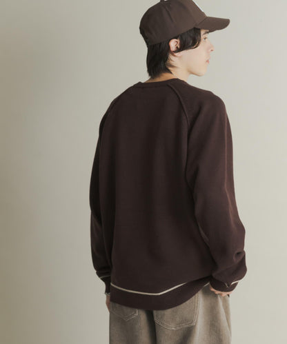 部分色 可水洗/防起球 彈力拼色針織衫