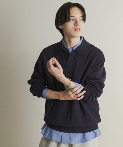 部分色 可水洗/防起球 彈力針織POLO衫