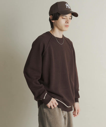 部分色 可水洗/防起球 彈力拼色針織衫