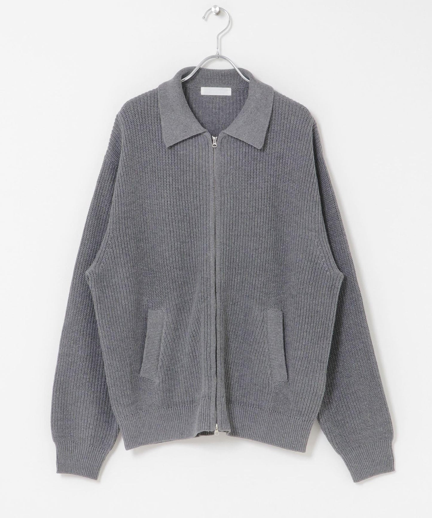 雙拉鍊針織開衫