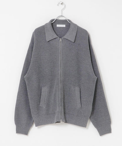 雙拉鍊針織開衫