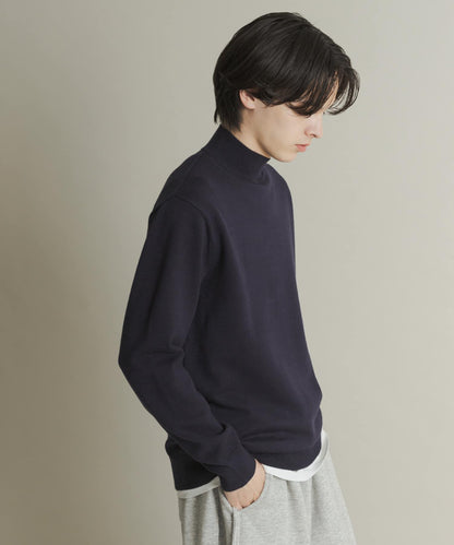 部分色 可水洗/防起球 彈力高領針織衫