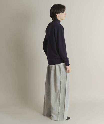 部分色 可水洗/防起球 彈力高領針織衫