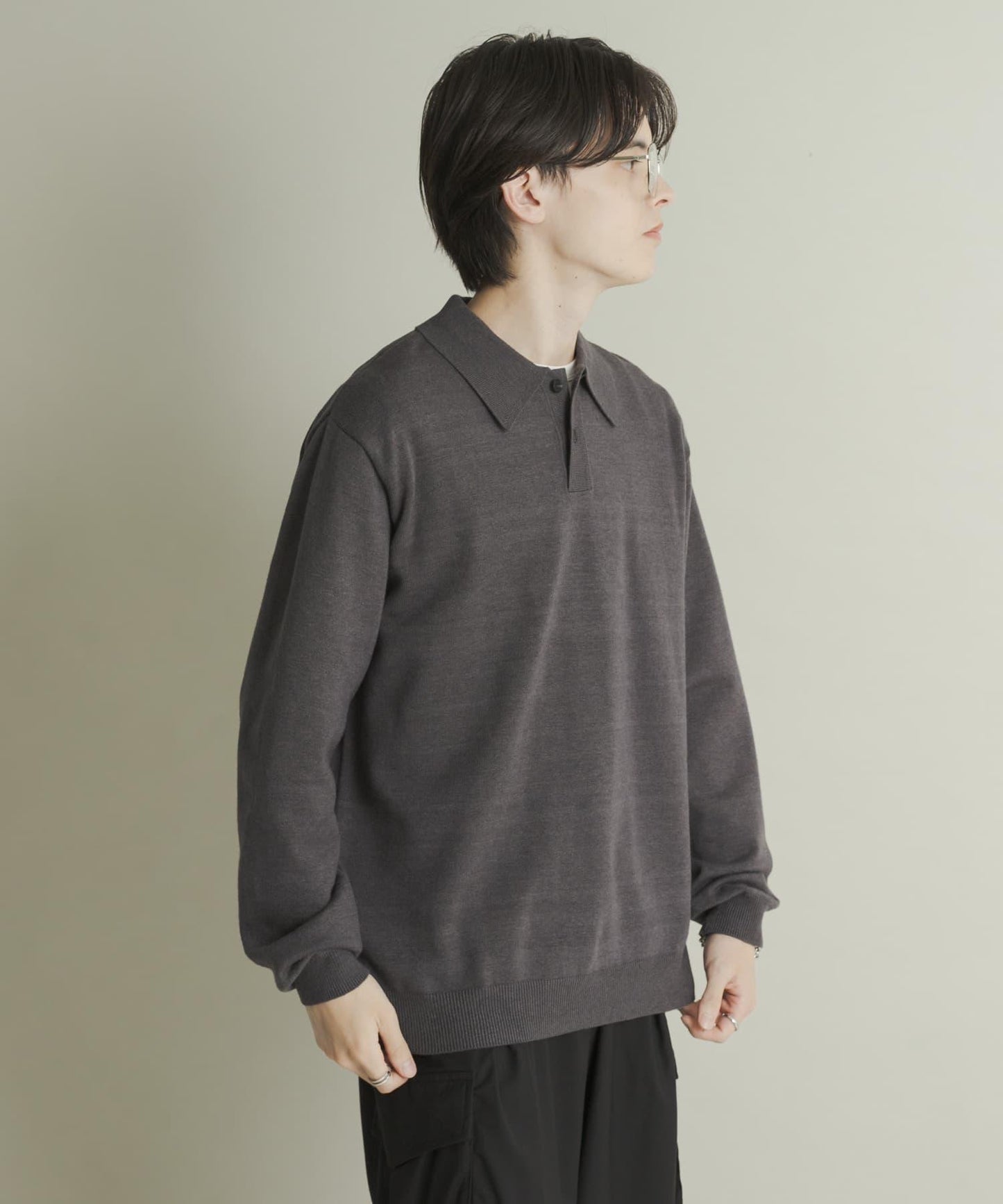 部分色 可水洗/防起球 彈力針織POLO衫