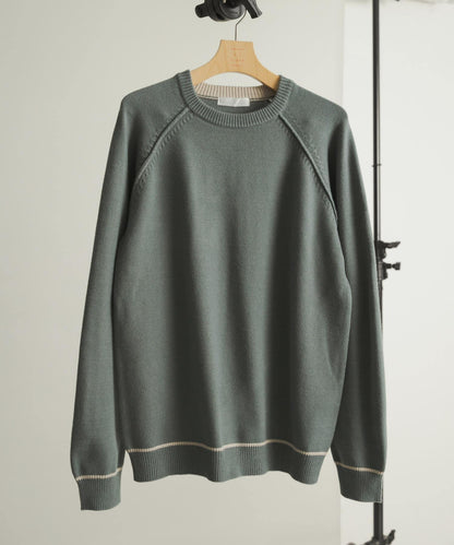 部分色 可水洗/防起球 彈力拼色針織衫