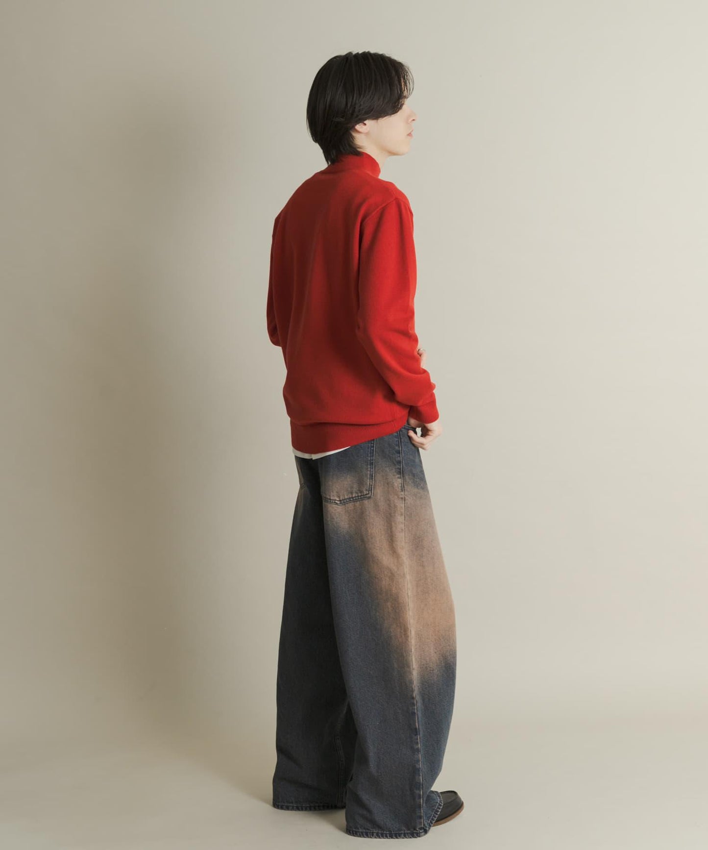 部分色 可水洗/防起球 彈力高領針織衫