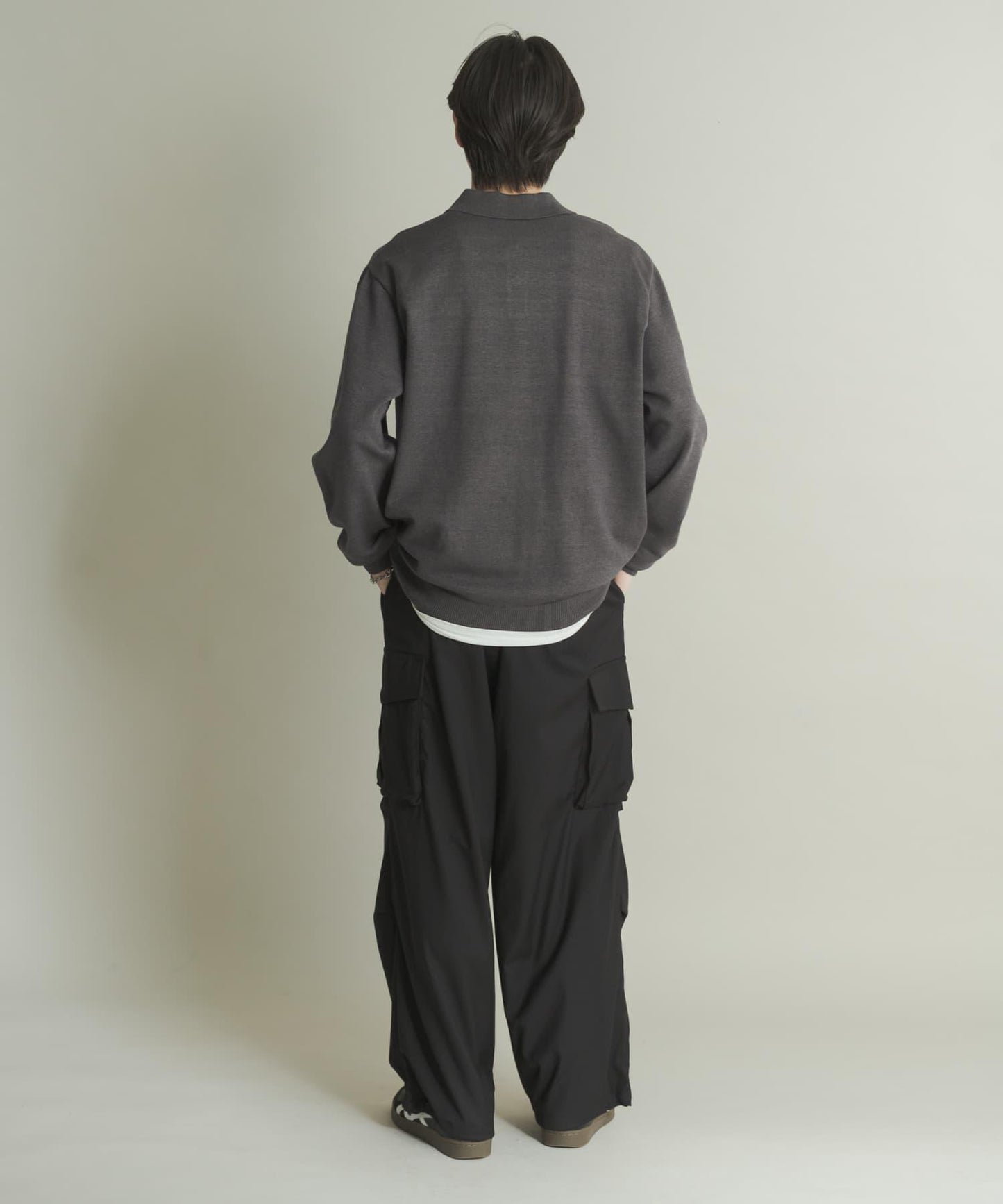 部分色 可水洗/防起球 彈力針織POLO衫