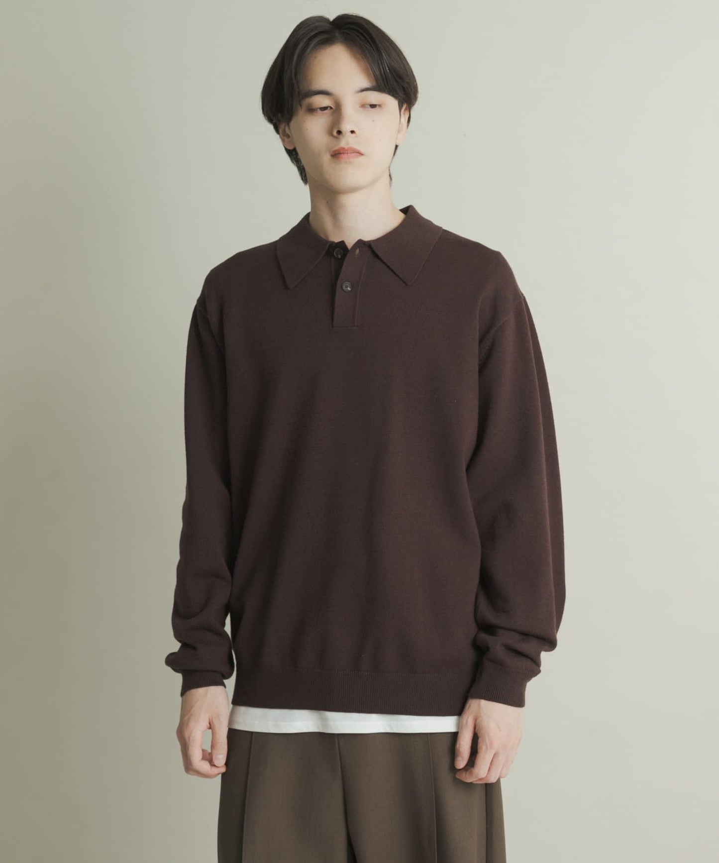 部分色 可水洗/防起球 彈力針織POLO衫