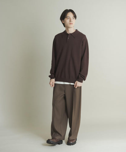 部分色 可水洗/防起球 彈力針織POLO衫