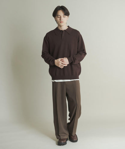 部分色 可水洗/防起球 彈力針織POLO衫