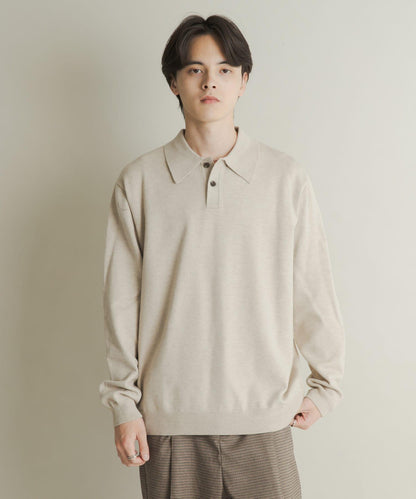 部分色 可水洗/防起球 彈力針織POLO衫