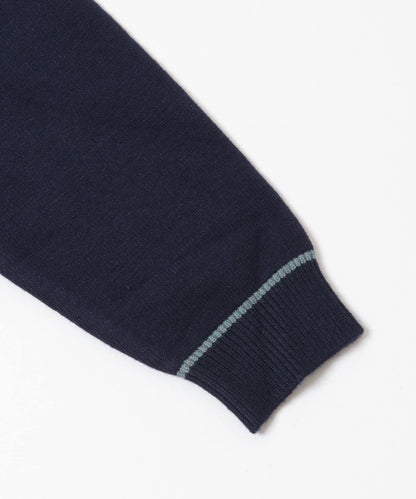 部分色 可水洗/防起球 彈力拼色針織衫