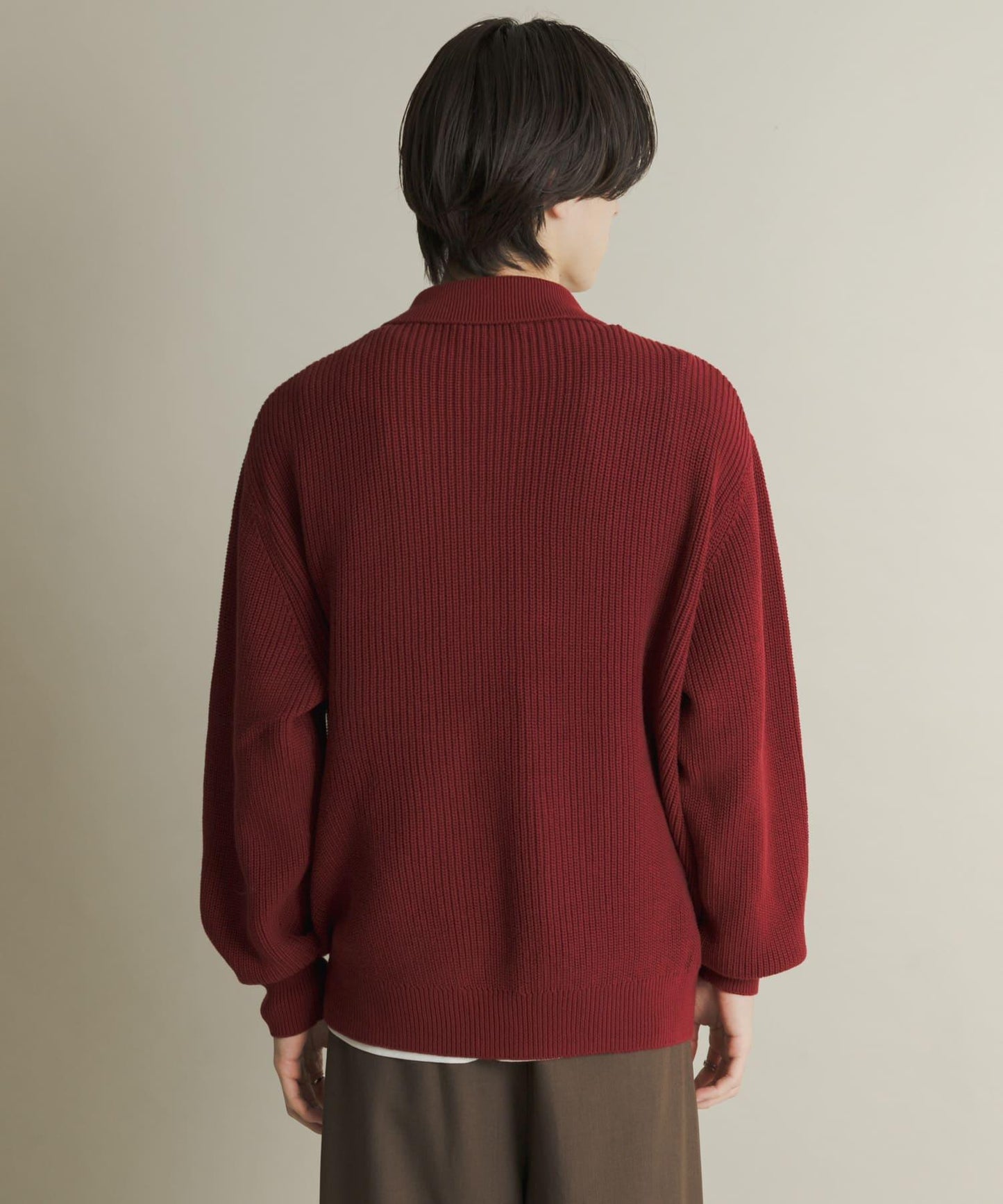 雙拉鍊針織開衫