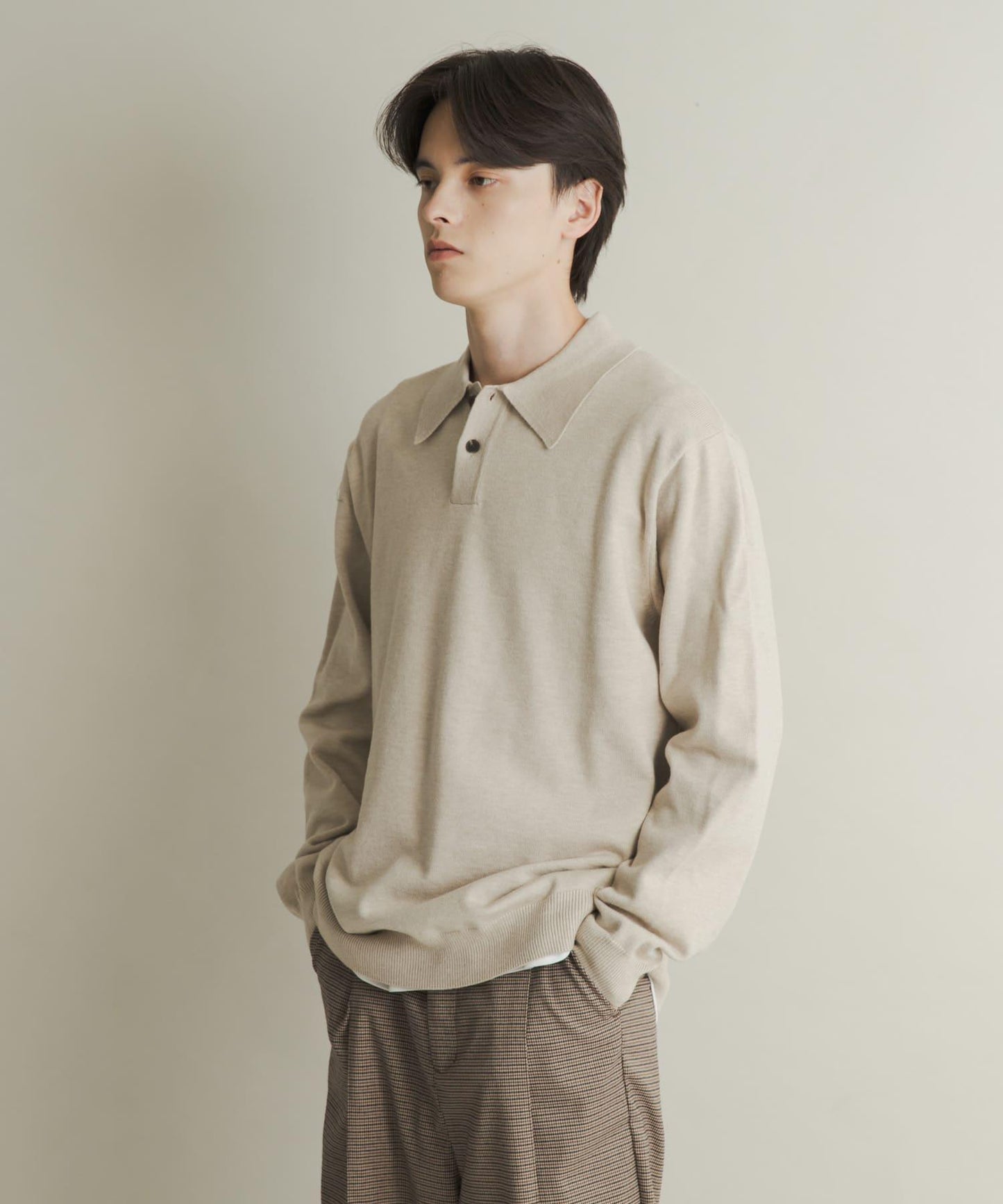 部分色 可水洗/防起球 彈力針織POLO衫