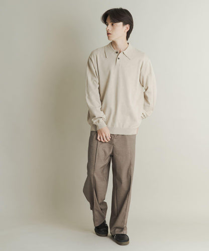 部分色 可水洗/防起球 彈力針織POLO衫