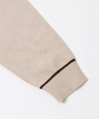 部分色 可水洗/防起球 彈力拼色針織衫