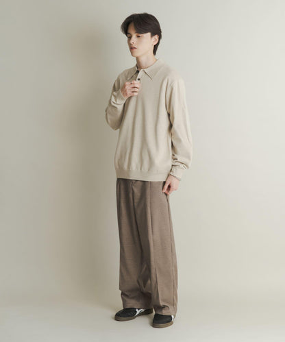 部分色 可水洗/防起球 彈力針織POLO衫