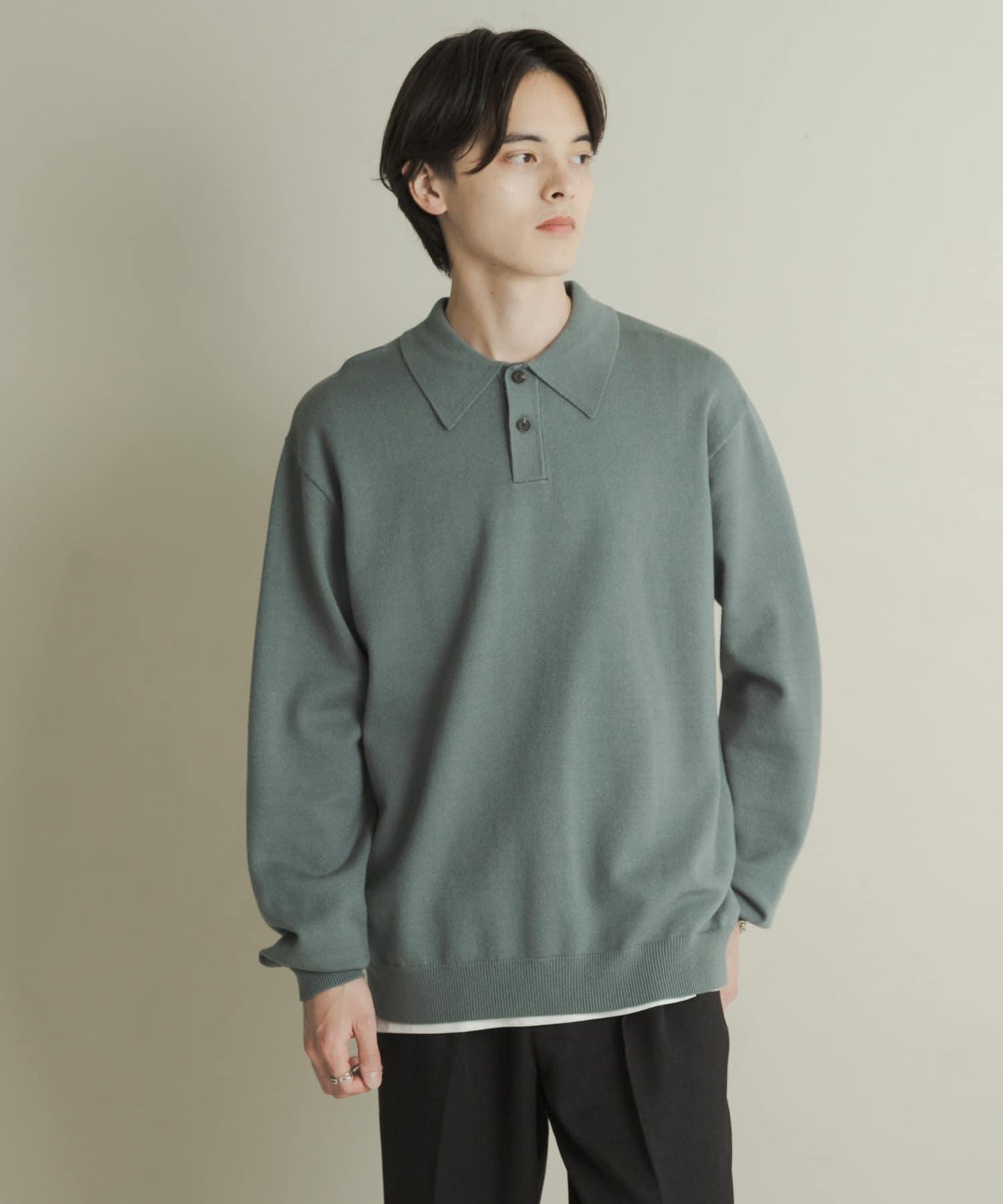 部分色 可水洗/防起球 彈力針織POLO衫