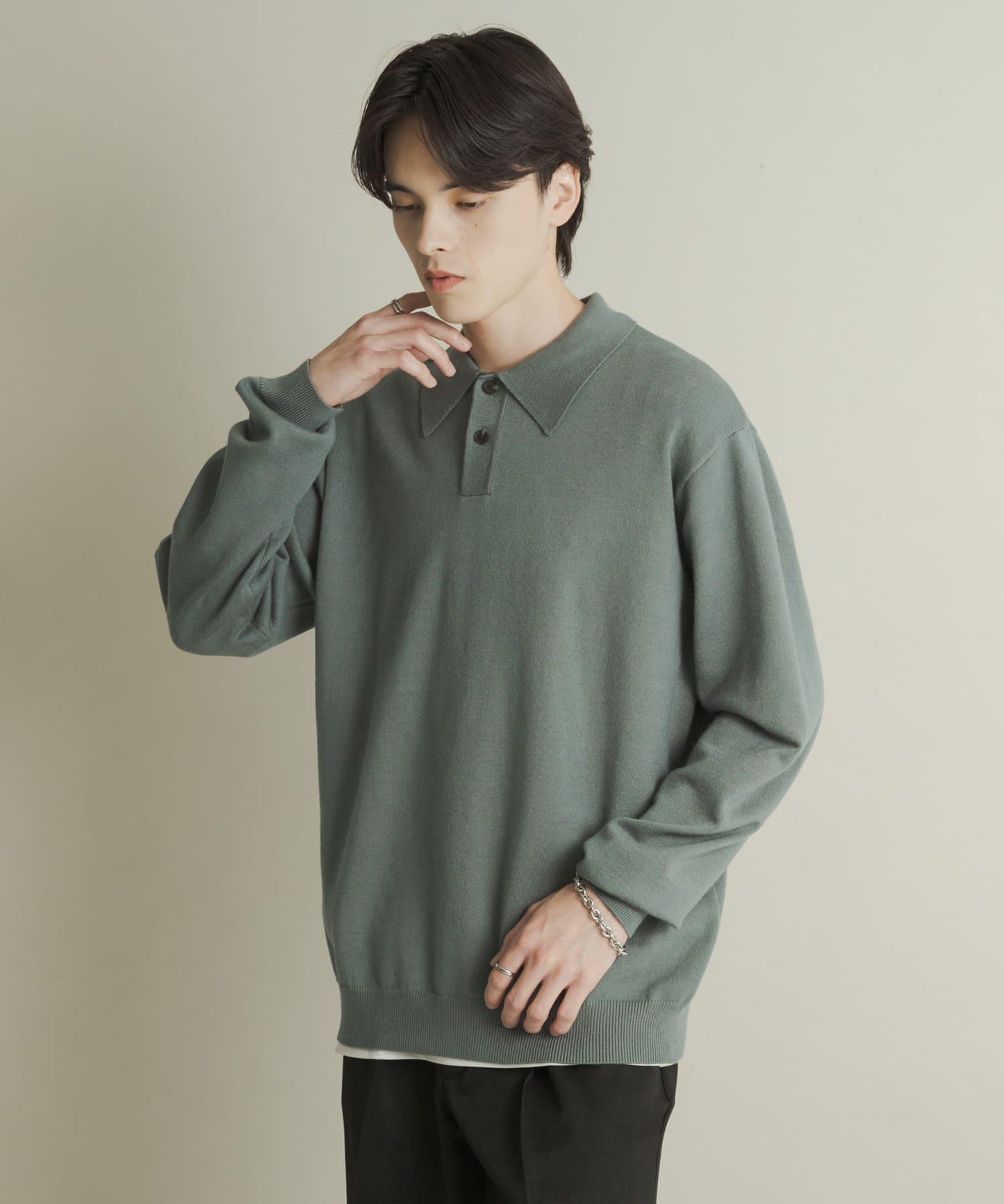 部分色 可水洗/防起球 彈力針織POLO衫