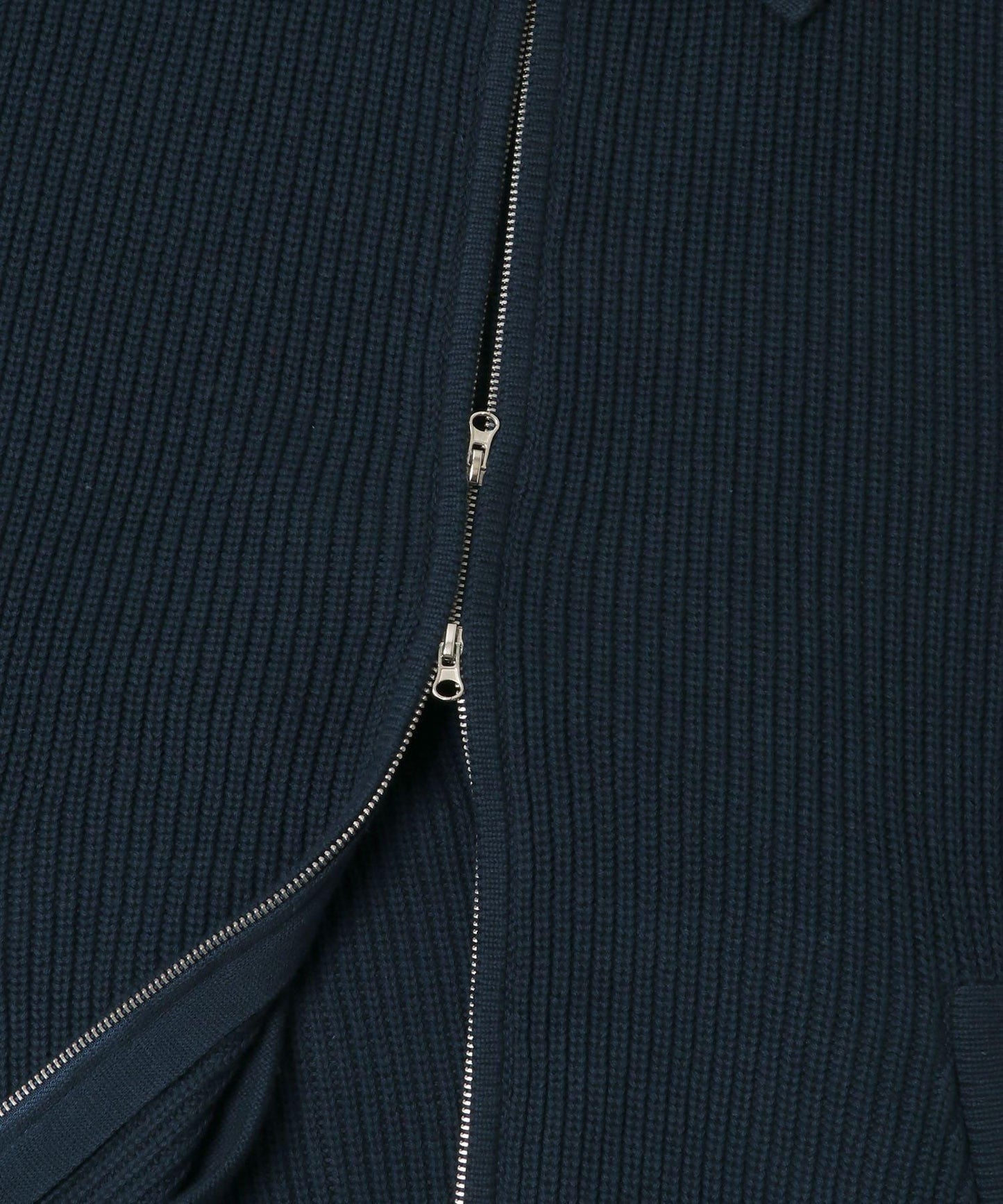 雙拉鍊針織開衫