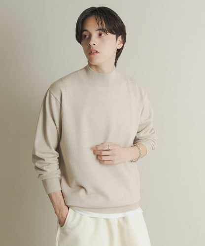 部分色 可水洗/防起球 彈力高領針織衫