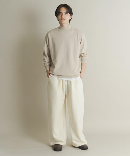 部分色 可水洗/防起球 彈力高領針織衫