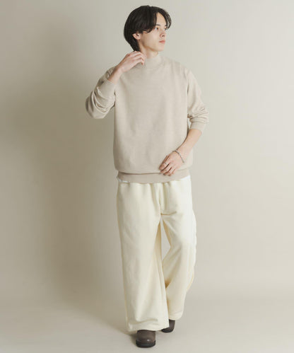 部分色 可水洗/防起球 彈力高領針織衫