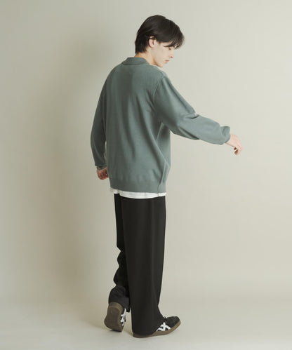 部分色 可水洗/防起球 彈力針織POLO衫