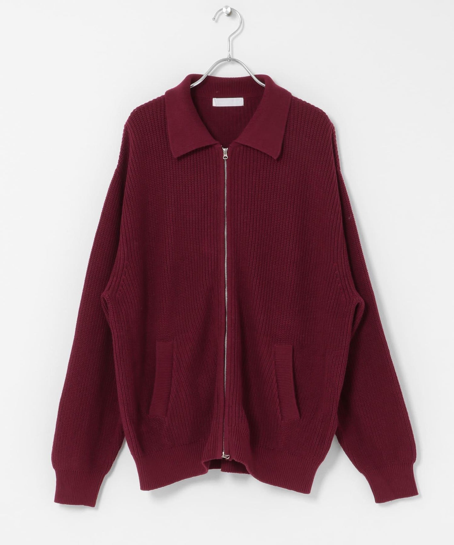 雙拉鍊針織開衫